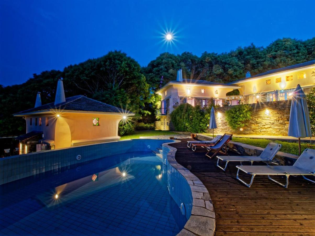 Vila Tsagkarada Country Estate With Pool Exteriér fotografie