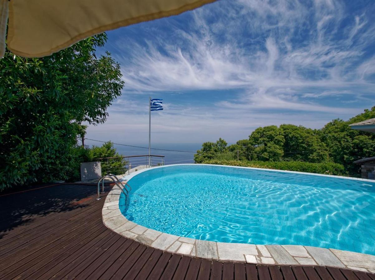 Vila Tsagkarada Country Estate With Pool Exteriér fotografie