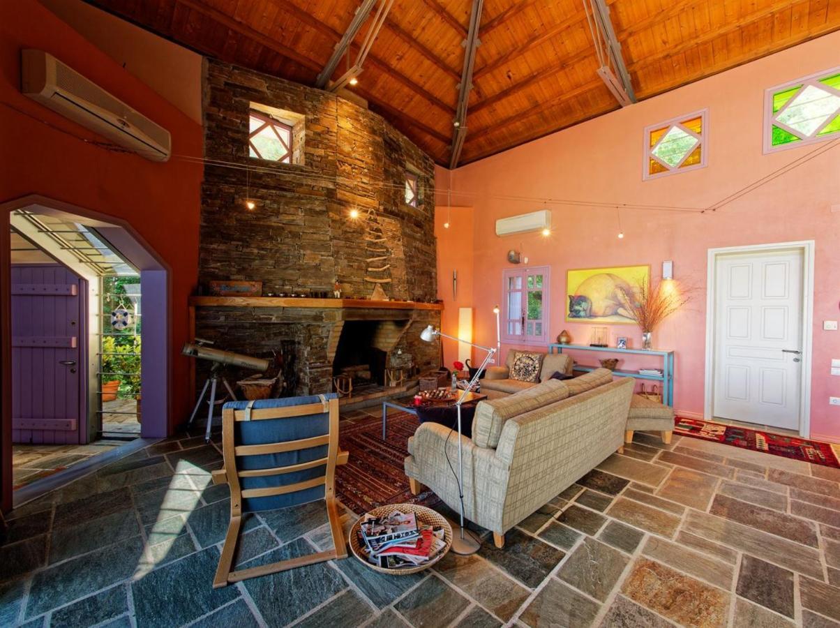 Vila Tsagkarada Country Estate With Pool Exteriér fotografie