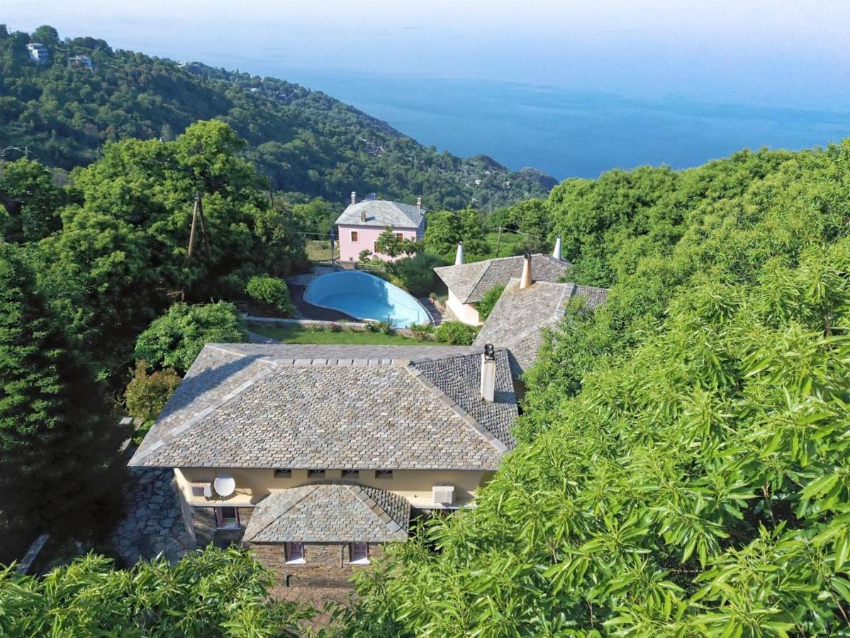 Vila Tsagkarada Country Estate With Pool Exteriér fotografie