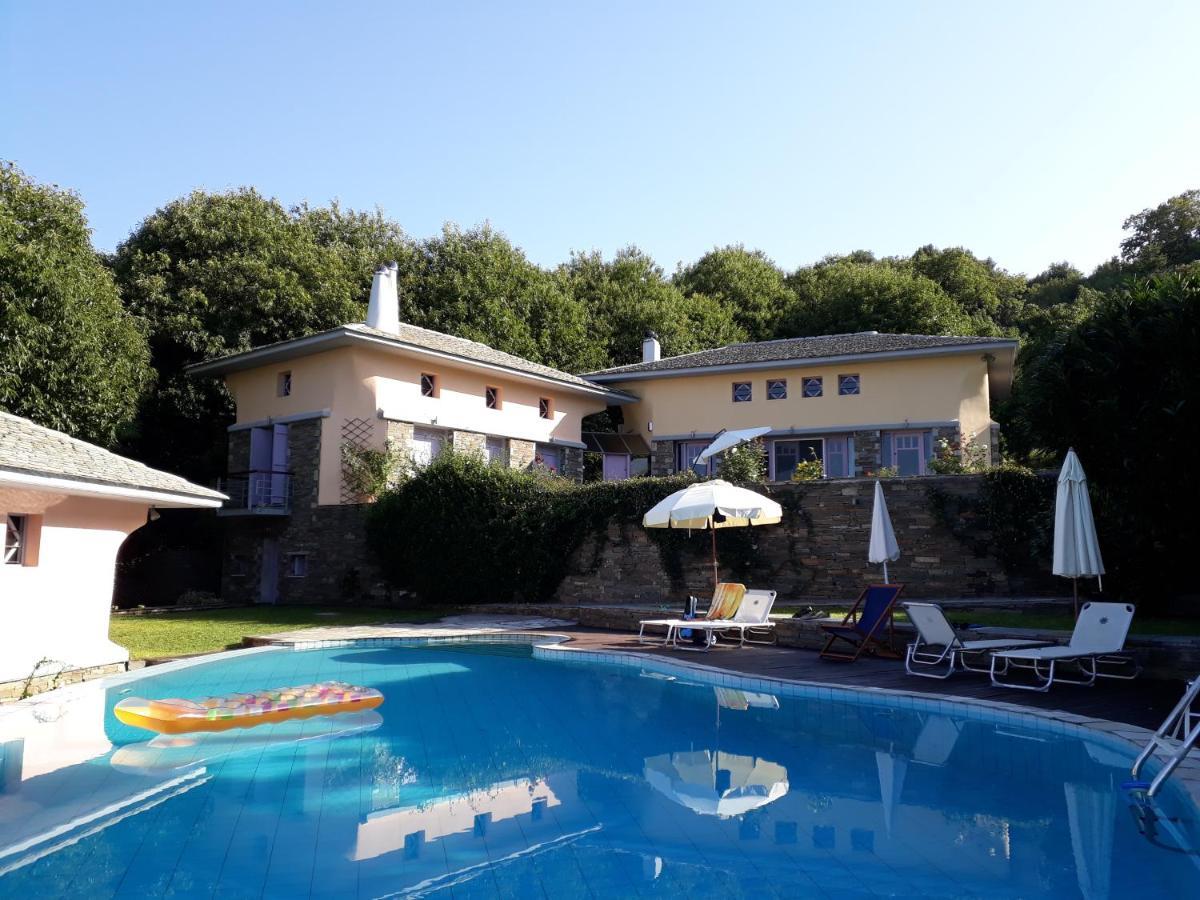 Vila Tsagkarada Country Estate With Pool Exteriér fotografie